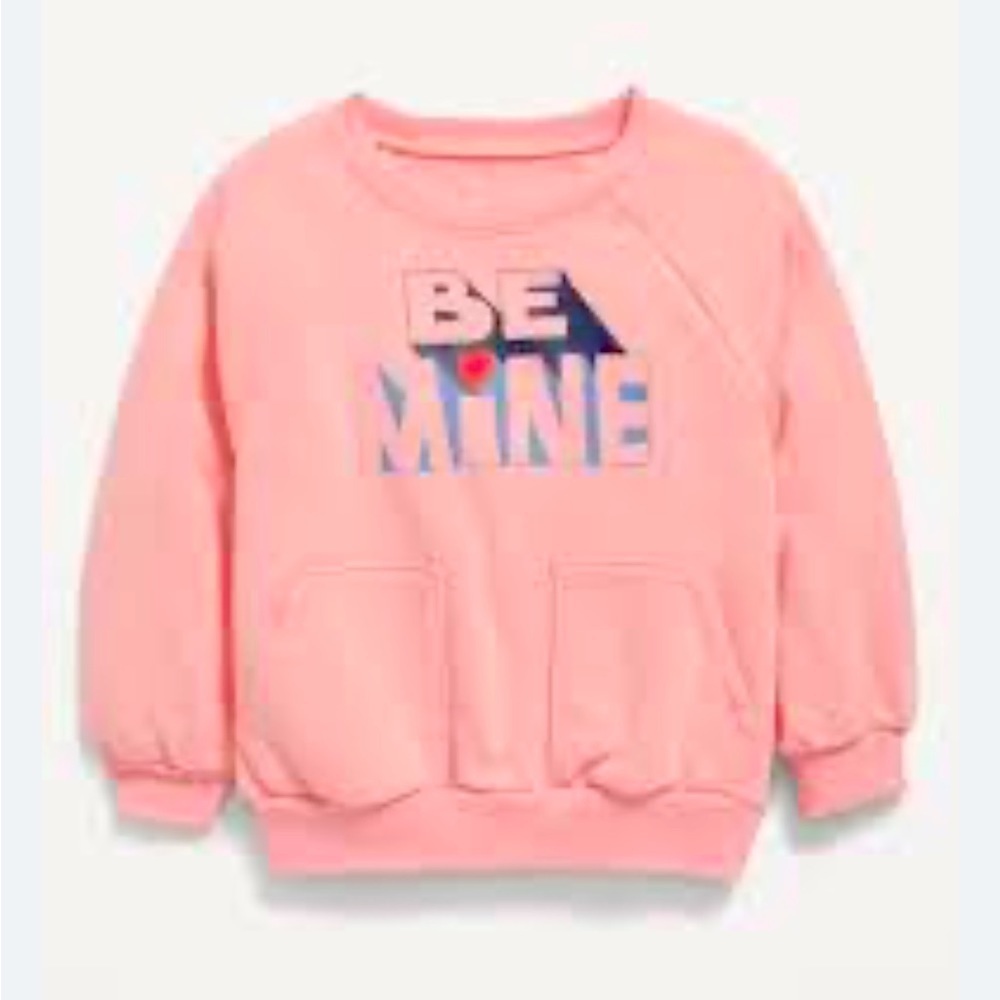 Old‎ Navy French-Terry Graphic Pocket Sweatshirt for Toddler Girls Size 18-24 M